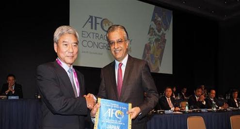 بالصور.. آل خليفة: آسيا تدعم منتخباتها المشاركة في مونديال البرازيل